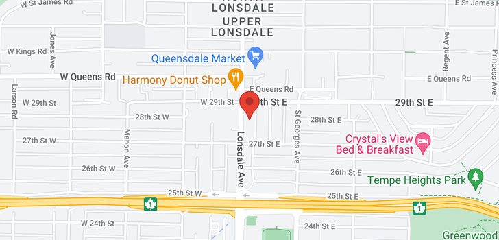 map of 2762 LONSDALE AVENUE